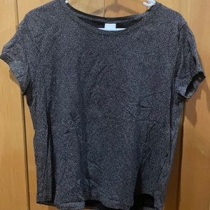 H&M Black and White Dotted Work Shirt